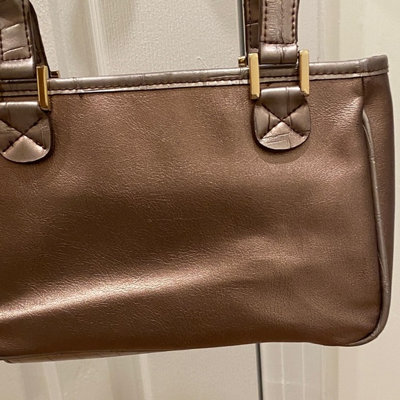 Y2K Liz Claiborne Rose Gold Shoulder Bag - Picture 6 of 13
